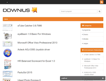 Tablet Screenshot of downius.com