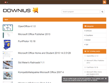Tablet Screenshot of danish.downius.com